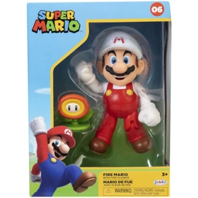 Image of Nintendo Super Mario Fire Figure in Collector&#039;s Box, 10 cm