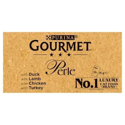 Image of GOURMET Perle Chef&#039;s Collection in Gravy Wet Cat Food 96x85g