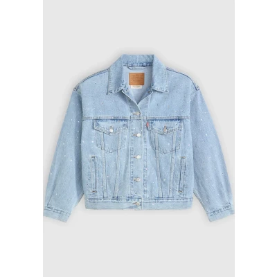 Image of Levi&#039;s 90S Trucker Denim jacket, Women&#039;s, Size: Small, Dazzle me