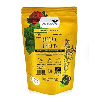 Image of Tea People Organic Hibiscus 75g Retail Pack