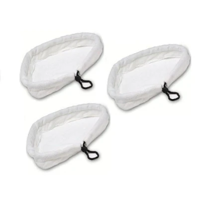 Image of First4spares Microfibre Cleaning Pads Cloths For Vax S2 Hard Floor Master Steam Mops Pack of 3