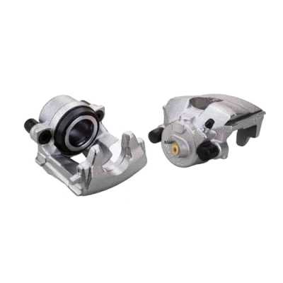 Image of 5Q0615106CC, 5Q0615124, 5Q0615124X Brake caliper HELLA 8AN 355 798 581 Grey Cast Iron without holder VOLKSWAGEN: Golf 7, 7 Variant