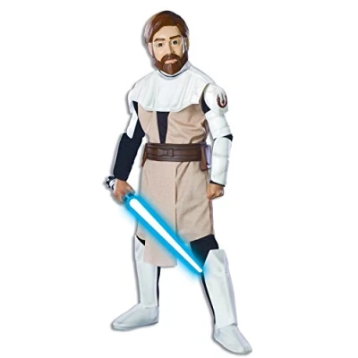 Image of Rubie&#039;s 883197_S Star Wars Obi Wan Kenobi Costume, Multicolor, Small 3 4 years