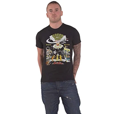 Image of Green Day T Shirt 1994 Tour Dookie Official Vintage Mens Black S