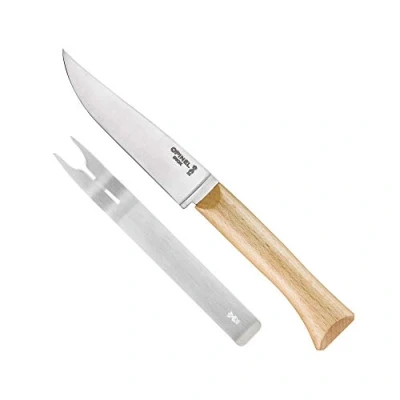 Image of Opinel O001834 Bon Appetit Cheese Set: Knife + Fork