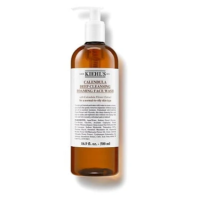 Image of Kiehl&#039;s Calendula Deep Cleansing Foaming Face Wash 500ml