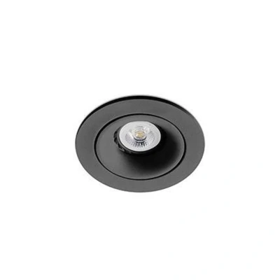 Image of Faro Lighting Arg Tiltable Black Recessed Downlight GU10 FARO43411