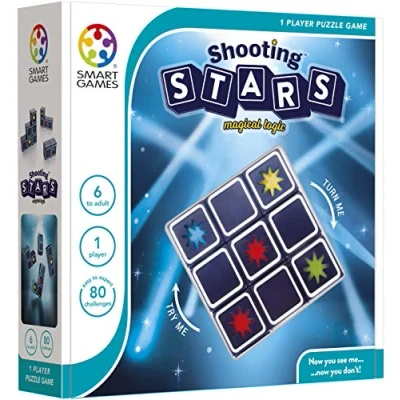 Image of SmartGames Shooting Stars, Puzzle Game with 80 Challenges, 6+ Years