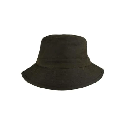 Image of JACK PYKE Waxed Cotton Bucket Hat Green 61cm