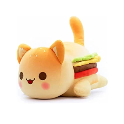 Image of SEYUMI Aphmau Meemeows, Cat Plush, Plushies, Meemeows Food Plush Toy, (25cm,B)