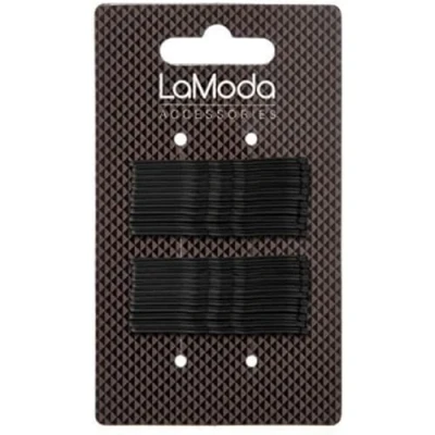 Image of La Moda Hairgrips, Black (Medium)