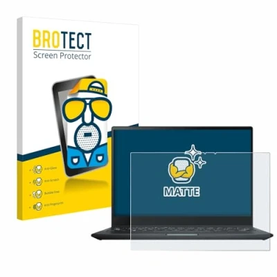 Image of brotect Screen Protector Anti Glare compatible with ASUS Rog Flow X13 2022 Matte, Fingerprint Protection Film