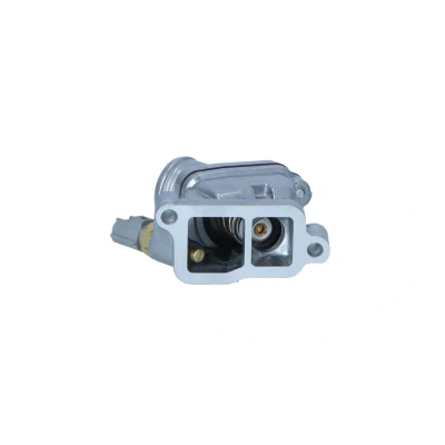 Image of 274217, 30637217, 306372178, 30650022, 30777475 Engine thermostat NRF 725230 90C with gaskets/seals sensor housing VOLVO: XC70 II Estate
