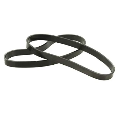 Image of Paxanpax PFC051 Compatible Drive Belts Hoover Turbopower 2/3 Philips HL Kenwood Upright Series V15 Pack of 2, Black