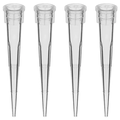 Image of stonylab 10 µL Pipettes Tips, 300 pcs Universal Polypropylene Tips Lab Clear Pipet Liquid Transfer for Laboratory Chemistry