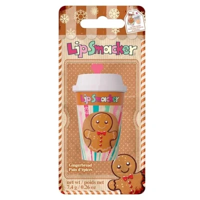 Image of Lip Smacker Holiday Frappe Cup Balm, Cute Balm for Kids, Themed, Moisturizing and Easy to Apply, Infused with Castor Seed Oil, Gingerbread