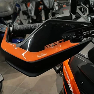 Image of Resin Bike Motorcycle 3D Stickers Compatible with KTM 1290 Super Adventure S and R 2021. Handguard Protections from Bumps Scratches. Gadget Moto