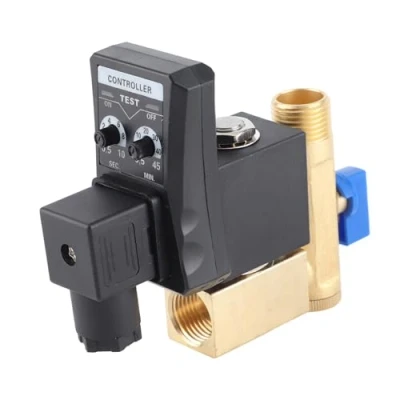 Image of Hilitand G1/2 Automatic Drain Valve DN15 Electronic Timed for Air Compressor Condensate Management Voltage(AC230V)