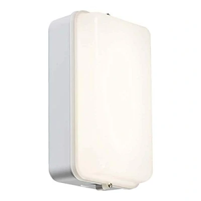 Image of KnightsBridge 230V IP54 5W LED Security Amenity Bulkhead C/W M Sensor White
