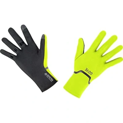 Image of GORE WEAR Unisex Stretch Gloves, TEX INFINIUM, Neon Yellow/Black, 6