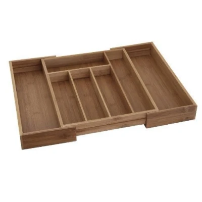 Image of Extendable Bamboo Cutlery Box by Excellent Houseware