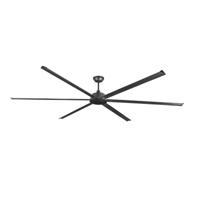 Image of Rotterdam XXXL 6 Blade Ceiling Fan Matt Black