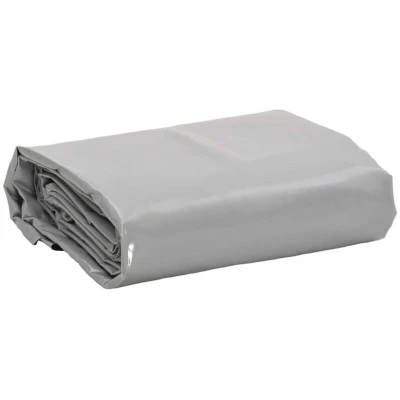 Image of vidaXL Tarpaulin Grey 4x6 m 650 g/m²
