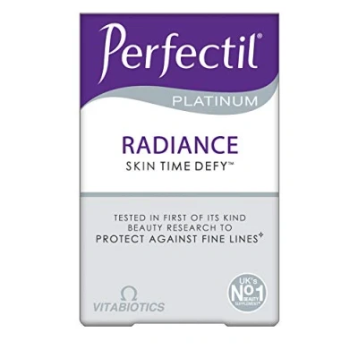 Image of Perfectil Platinum Skin Radiance with Time Defy Complex 30 Tablets, by Vitabiotics