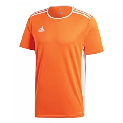 Image of adidas Unisex Kids Entrada 18 Jersey, Orange/White, 158 UK