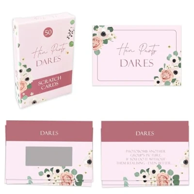 Image of Blue Planet Fancy Dress 50pcs Hen Party Dare Cards Scratch Games Night Card Game Fun Accessories Do Girls