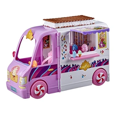 Image of Disney Princess Comfy Squad Sweet Treats Truck, Playset with 16 Accessories, Pretend Ice Cream Shop, Toy for Girls 5 Years Old and Up