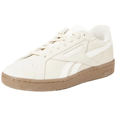 Image of Reebok Unisex Club C Grounds UK Sneaker, Stucco/Chalk Lee 2, 2.5