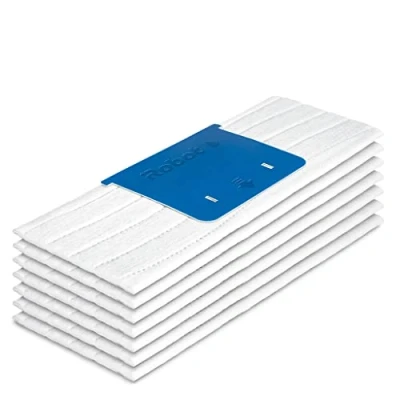 Image of iRobot 4632822 7X Water Wash Cloths, Disposable, Original Parts, Compatible with Braava Jet M Series, White