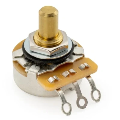 Image of CTS 450G A250K Pot Brass Solid Short Shaft 1/4 Inch 10% Audio Taper Potentiometer for Electric Guitar Bass