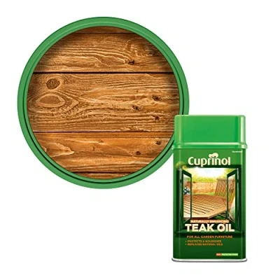 Image of Cuprinol Garden Furniture Teak Oil Clear 1L