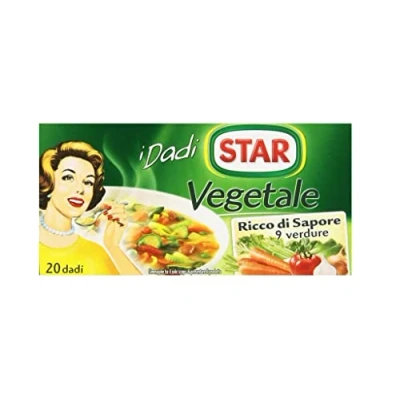 Image of Star: &quot;Il Mio Dado Vegetale Bouillon Cubes Vegetable Taste Pack of 20, 10g Each