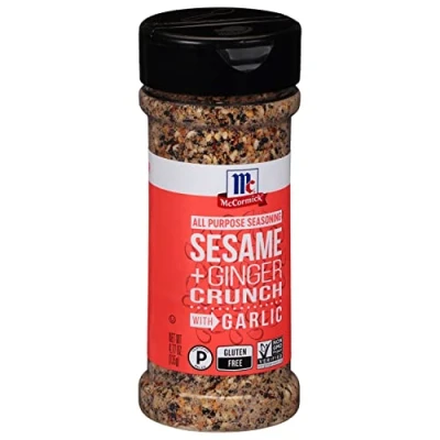 Image of McCormick Sesame and Ginger Crunch with Garlic All Purpose Seasoning, 4.77 oz