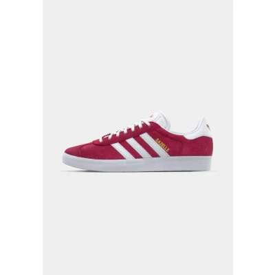 Image of adidas Originals Gazelle Trainers, Size: 5, Cburgu/ftwwht/ftwwht Synthetics