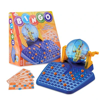 Image of Toyrific Complete Classic Bingo Game Set, Traditional Family Game, Educational 72 Cards and 90 Numbered Balls for Children Adults