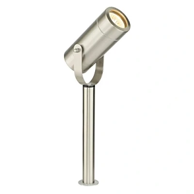 Image of Palin Stainless Steel 310mm Outdoor Garden Spike Light IP44 Adjustable GU10 Lamp