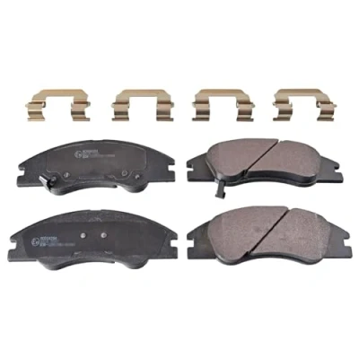 Image of 581012FA10, 581012FA20 Brake pad set BLUE PRINT ADG04294 Front Axle with acoustic wear warning KIA: Cerato Saloon, Hatchback