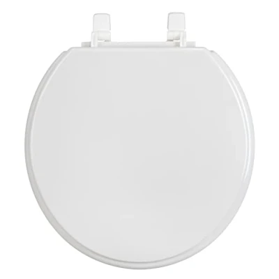 Image of WENKO Torino toilet seat XXL, made of unbreakable Duroplast with extra wide and ergonomically shaped lid surface, can support up to 300 kg, for all standard toilets, 44 x 43.5 cm, white