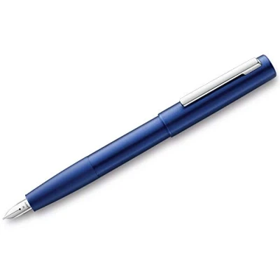 Image of Lamy 077 AION Blue Dark Medium Nib Pen Special Edition