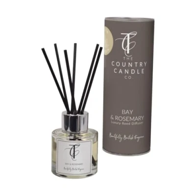 Image of The Country Candle Co. Pastels Range Reed Diffuser Bay &amp; Rosemary