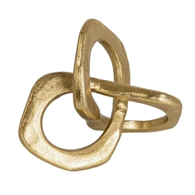 Image of Bloomingville Abstract Figurine, Metal, Gold