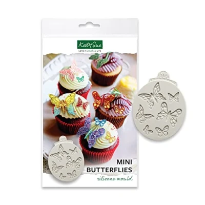 Image of Katy Sue Designs Mini Butterflies Flexible Silicone Mould