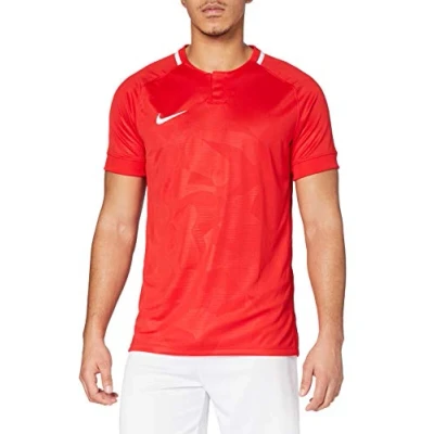 Image of Nike Men Dry Challenge II Short Sleeve Top University Red/White/University Red/White, Medium