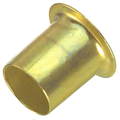 Image of 200x Brass Banjo Shelf Studs/Sockets Hafele Strong Metal Support Pegs/Pins