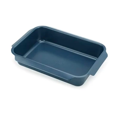 Image of Joseph Nest Oven Tray, Carbon Steel Roasting Tin with Non Stock Coating, Easy Pull Handles, 41Cm x 30Cm 8Cm Blue