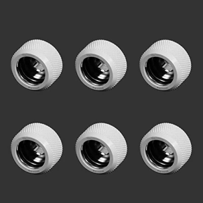 Image of Barrow G1/4 16mm OD Twin Seal Hard Tube Compression Fitting White (6 Pack)